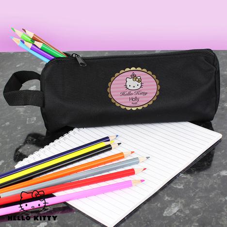 Personalised Hello Kitty Chic Pencil Case Extra Image 1